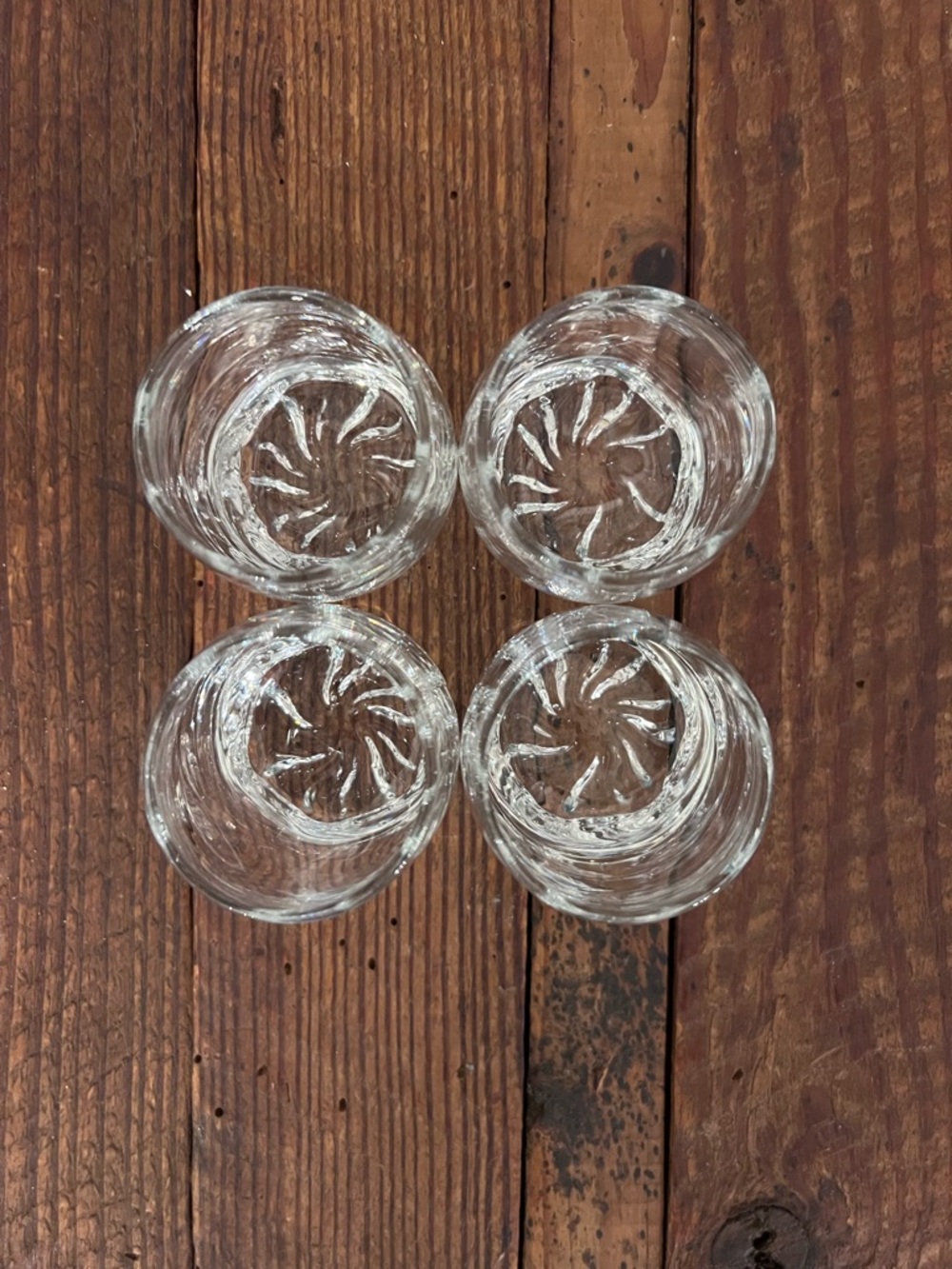 Clear Glass Shot Glasses - Set of 4 - Picture 3 of 5